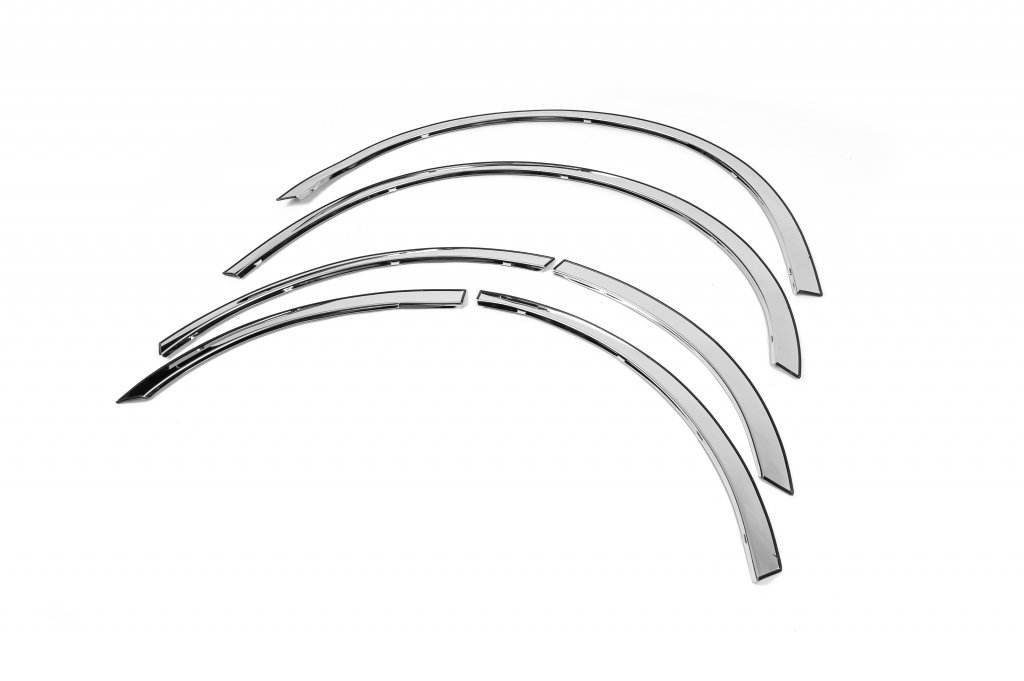 The pads on the arches (6 pieces, stainless steel) for Volkswagen T5 Multivan 2003-2010 - Reelken Auto