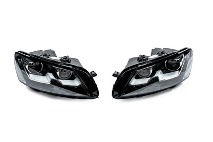 Front headlights V1 (for USA, 2 pcs) for Volkswagen Passat B7 2012-2015 - image 1
