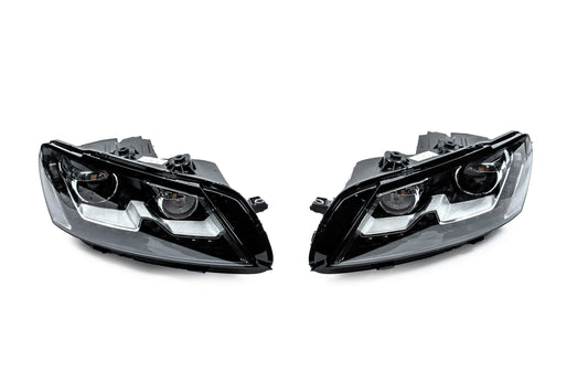 Front headlights V1 (for USA, 2 pcs) for Volkswagen Passat B7 2012-2015 - image 1