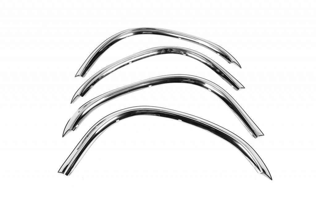 Fender flares (4 pcs, stainless steel) for Volkswagen T4 Caravelle/Multivan 1990-2003 - image 2