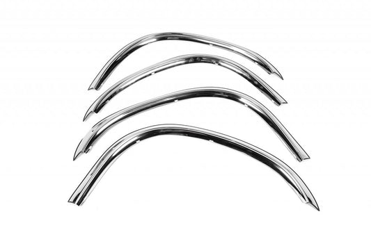 Fender flares (4 pcs, stainless steel) for Volkswagen T4 Caravelle/Multivan 1990-2003 - image 2