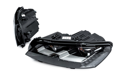 Front headlights V1 (for USA, 2 pcs) for Volkswagen Passat B7 2012-2015 - image 4