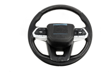 Steering Wheel Assembly TLC300 Design (Real Carbon) for Toyota Land Cruiser 200 2007-2021 - image 1