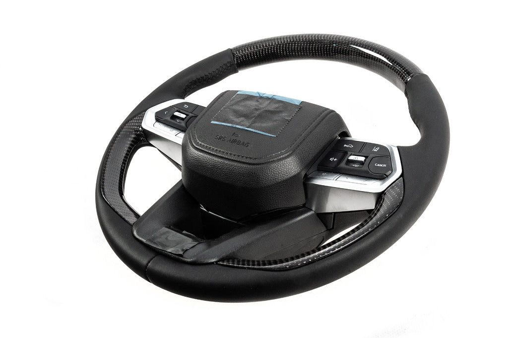 Steering Wheel Assembly TLC300 Design (Real Carbon) for Toyota Land Cruiser 200 2007-2021 - image 3