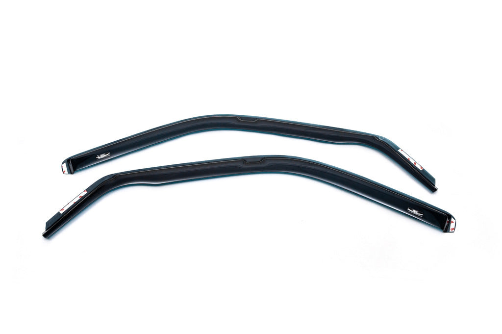 In-channel window deflectors (2 pcs, HIC) for Fiat Doblo II 2010-2022 - image 3