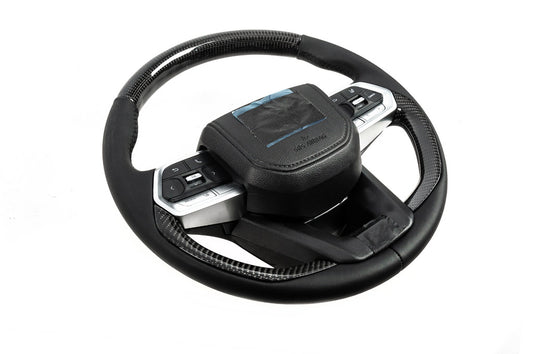 Steering Wheel Assembly TLC300 Design (Real Carbon) for Toyota Land Cruiser 200 2007-2021 - image 1