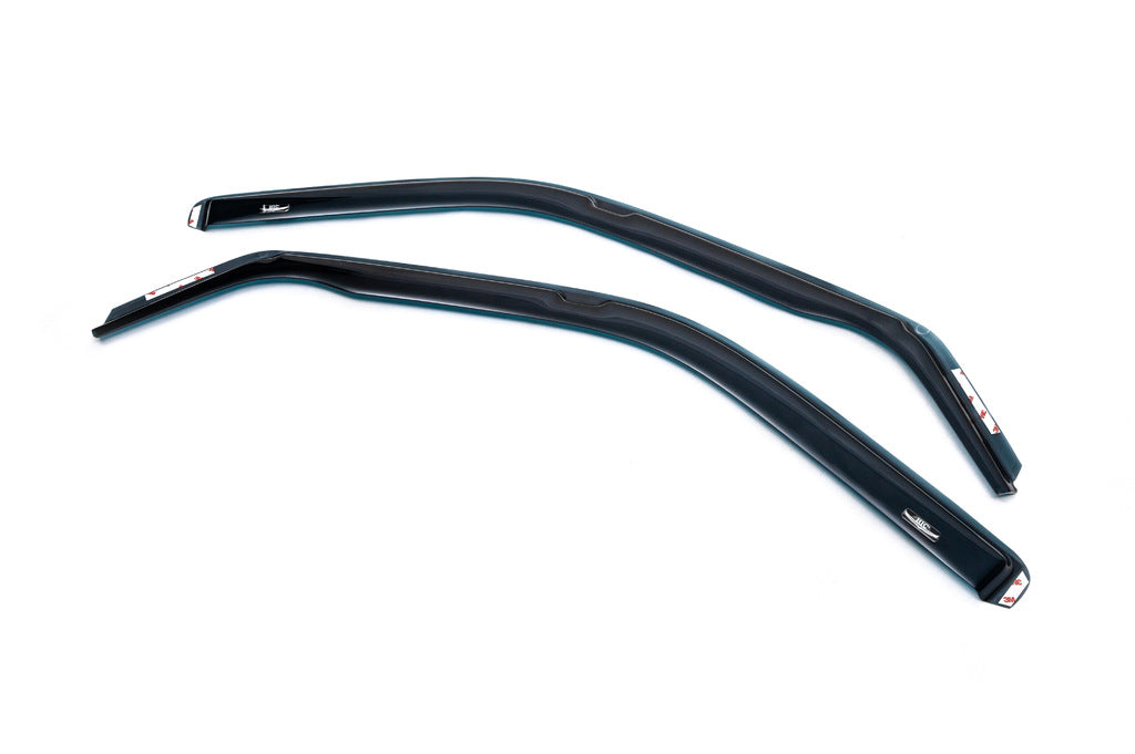 In-channel window deflectors (2 pcs, HIC) for Fiat Doblo II 2010-2022 - image 6