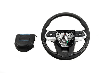 Steering Wheel Assembly TLC300 Design (Real Carbon) for Toyota Land Cruiser 200 2007-2021 - image 4