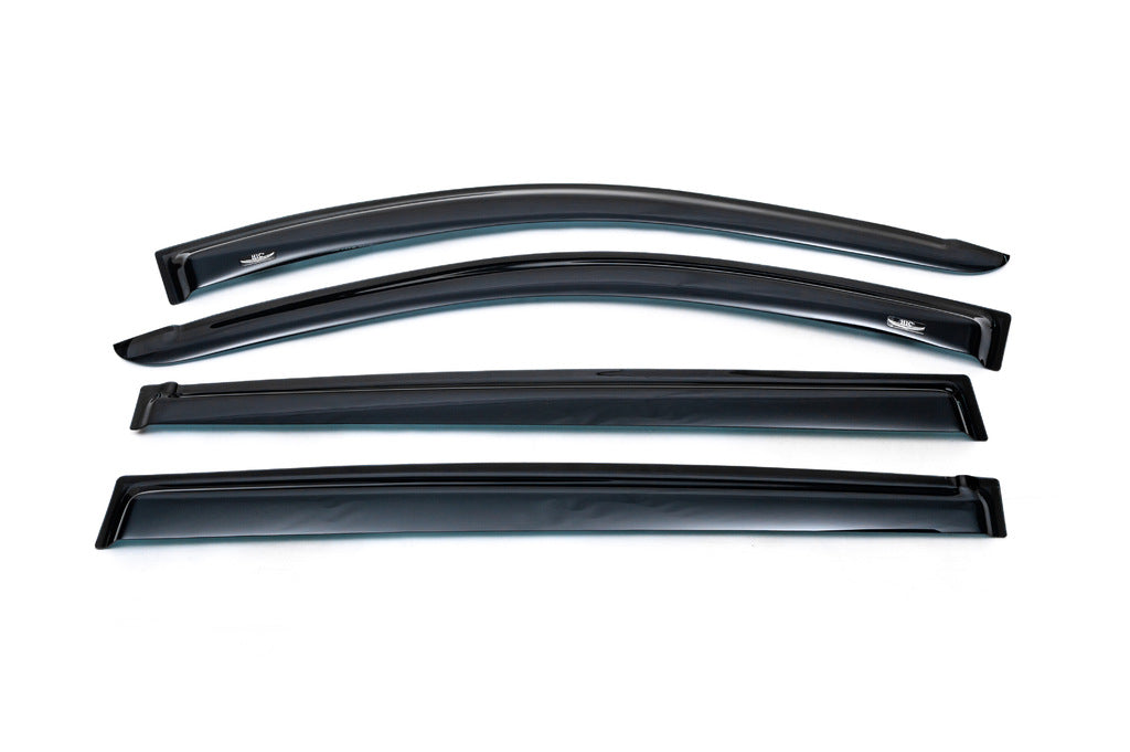 Window Deflectors (4 pcs, HIC) for Mitsubishi L200 2006-2015 - image 1