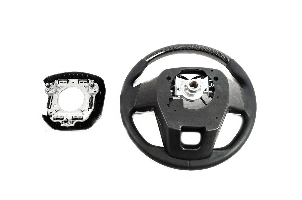 Steering Wheel Assembly TLC300 Design (Real Carbon) for Toyota Land Cruiser 200 2007-2021 - image 5