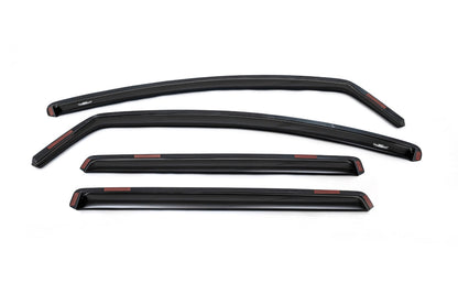 In-channel window deflectors (4 pcs, HIC) for Audi Q7 2005-2015 - image 1