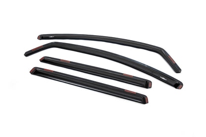 In-channel window deflectors (4 pcs, HIC) for Audi Q7 2005-2015 - image 2
