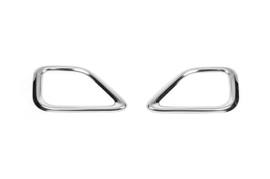 Fog Light Trims 2015↗︎ (2 pcs, stainless steel) for Fiat Doblo II 2010-2022 - image 4