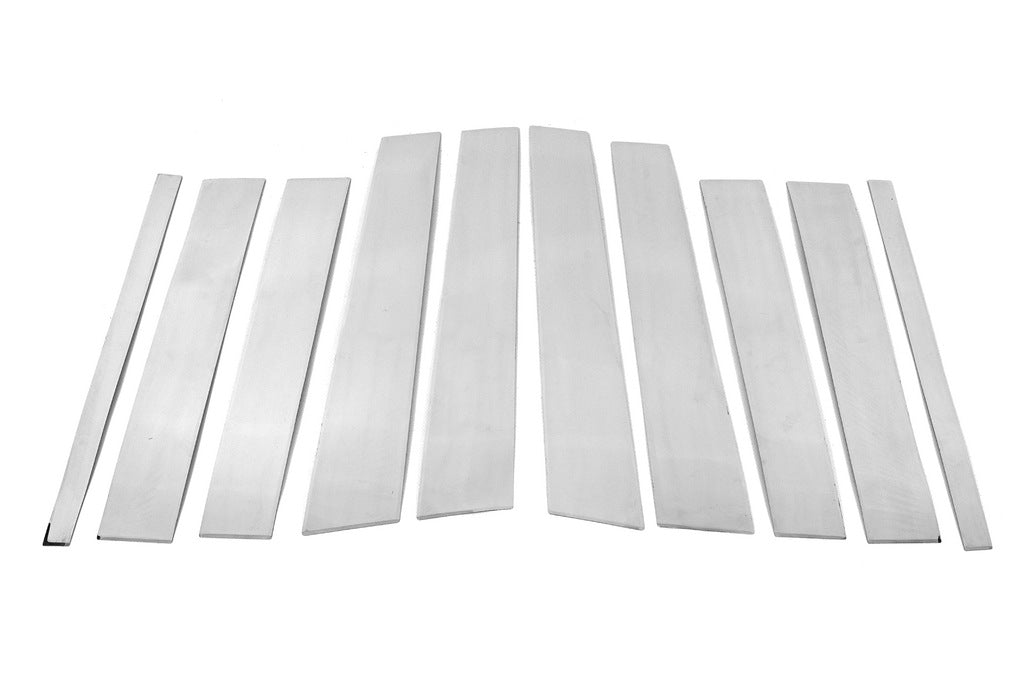 Stainless Steel Door Pillar Covers (10 pcs) for Mercedes GL сlass X164 2006-2012 - image 2