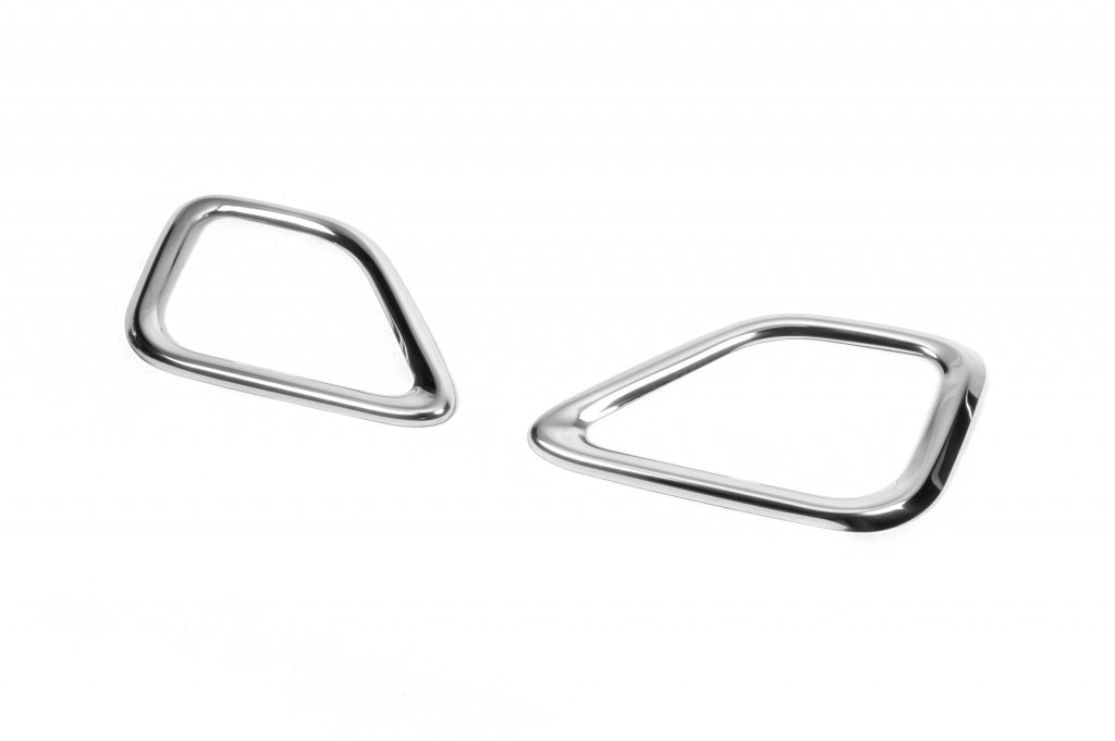 Fog Light Trims 2015↗︎ (2 pcs, stainless steel) for Fiat Doblo II 2010-2022 - image 3