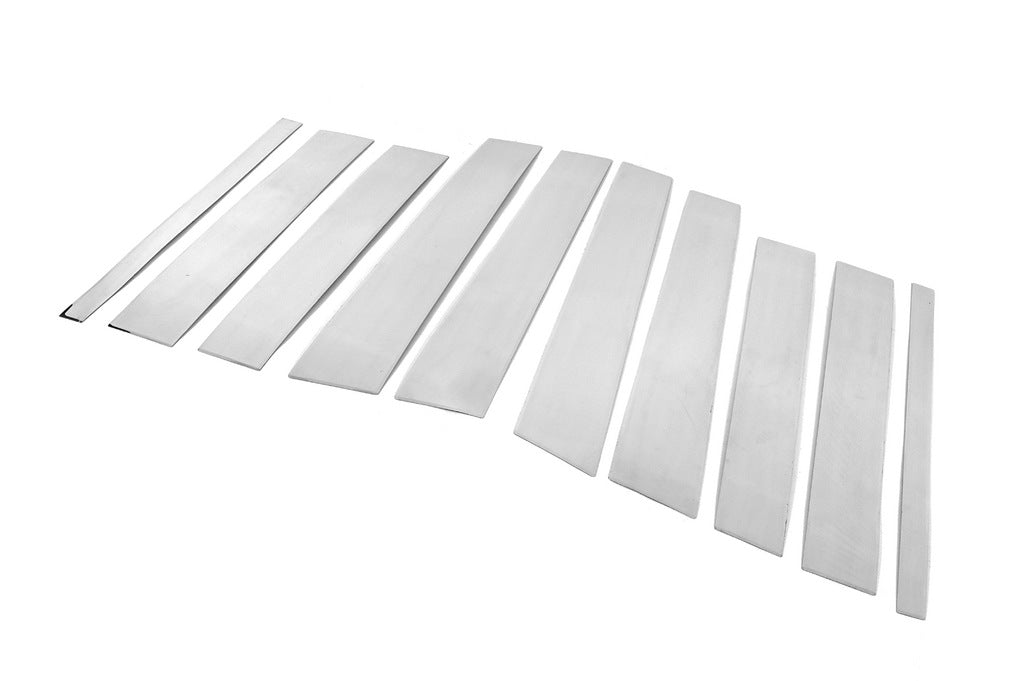 Stainless Steel Door Pillar Covers (10 pcs) for Mercedes GL сlass X164 2006-2012 - image 3