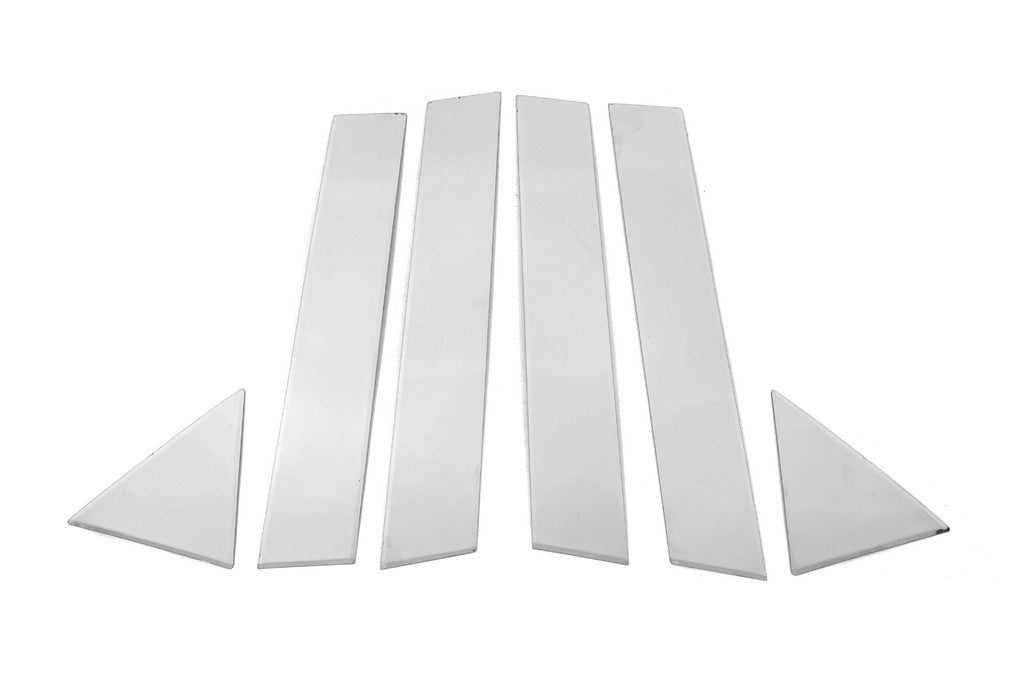 Stainless Steel Door Pillar Covers (6 pcs) for Chrysler C300 2004-2011 - image 2