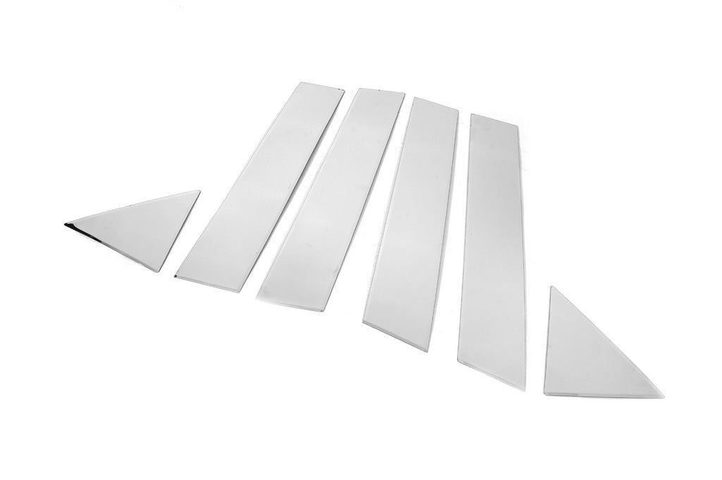 Stainless Steel Door Pillar Covers (6 pcs) for Chrysler C300 2004-2011 - image 3