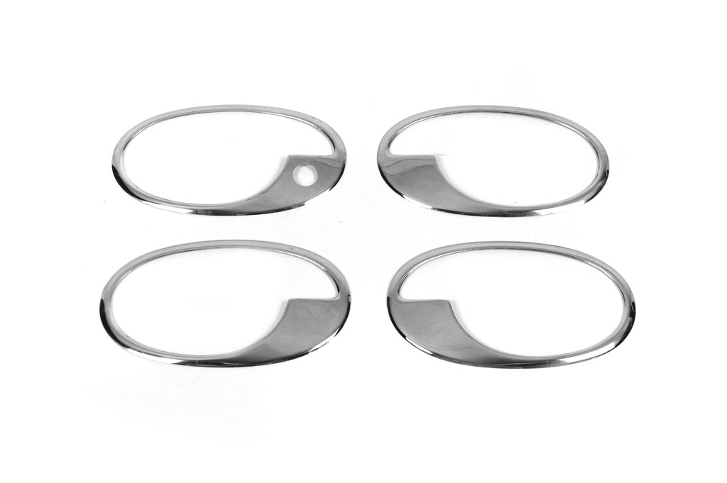 Chrome Door Handle Covers (4 pcs, Stainless Steel) for Opel Corsa C 2000-2006 - image 2