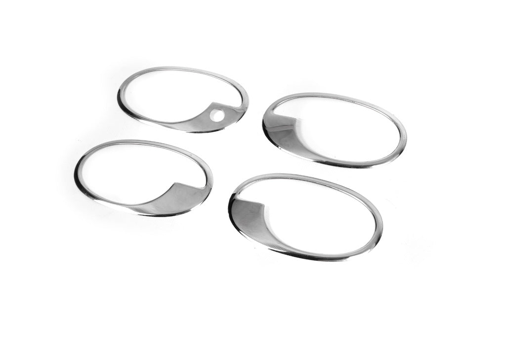 Chrome Door Handle Covers (4 pcs, Stainless Steel) for Opel Corsa C 2000-2006 - image 3