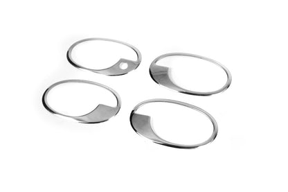 Chrome Door Handle Covers (4 pcs, Stainless Steel) for Opel Corsa C 2000-2006 - image 3