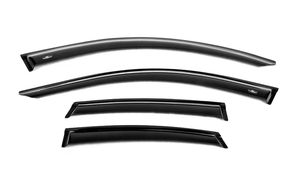 Window Deflectors (SD, 4 pcs, HIC) for Volkswagen Jetta 2018- - image 1