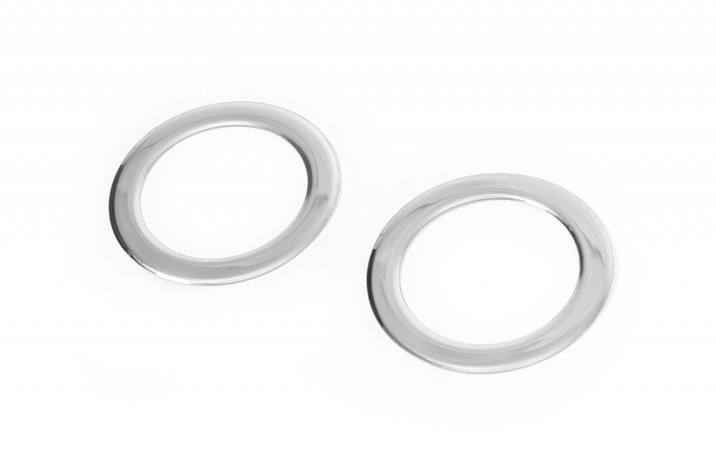 Chrome Fog Light Covers (Stainless Steel) for Citroen Jumper 2007-2025 - image 2
