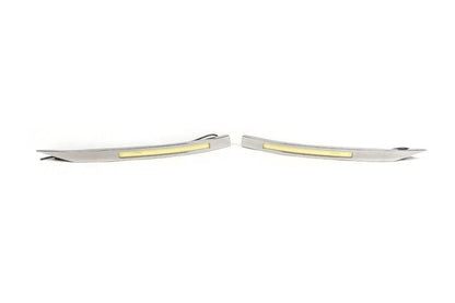 Running lights Chrome (2014↗, LED) for Fiat Doblo II 2010-2022 - Reelken Auto