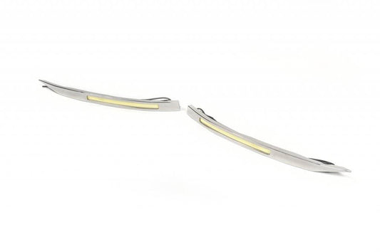 Running lights Chrome (2014↗, LED) for Fiat Doblo II 2010-2022 - Reelken Auto
