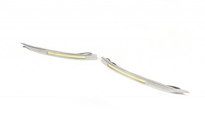 Daytime Running Lights Chrome (2014↗, LED) for Fiat Doblo II 2010-2022 - image 2