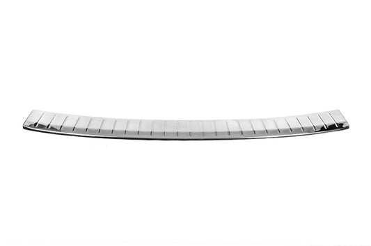 Rear Bumper Protector Carmos Stainless Steel for Volkswagen Touareg 2010-2018 - image 1