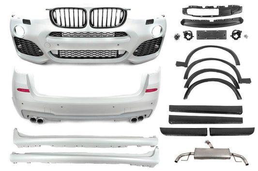 M-Tech body kit (for 2014-2018) for BMW X3 F-25 2011-2018 - Reelken Auto