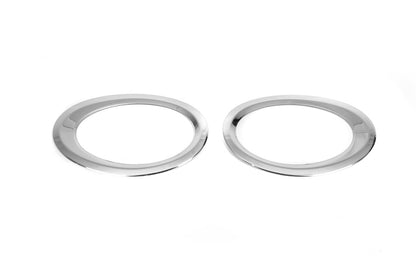 Fog light covers (2 pcs, stainless steel) for Ford Connect 2014-2021 - image 3