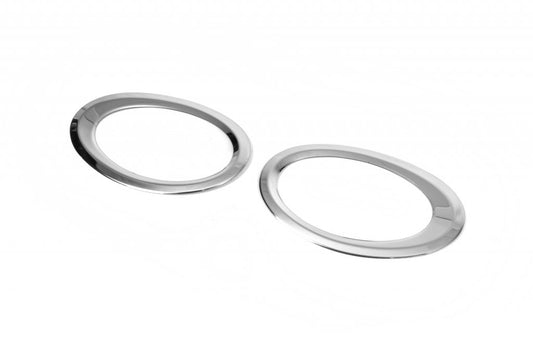 Fog light covers (2 pcs, stainless steel) for Ford Connect 2014-2021 - image 2