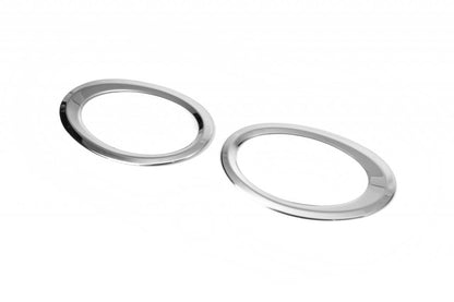Fog light covers (2 pcs, stainless steel) for Ford Connect 2014-2021 - image 2