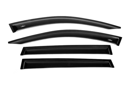 Window Deflectors (4 pcs, HIC) for Jeep Cherokee KL 2013- - image 1