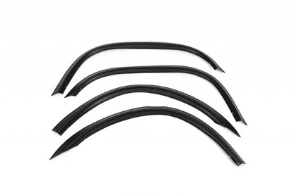 Fender flares (2003-2007, 4 pcs, black, stainless steel) for Fiat Scudo 1996-2007 - image 1
