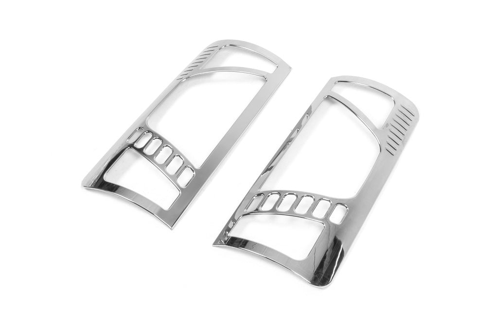 Chrome Tail Light Covers Version No.1 (2 pcs, plastic) for Ford Connect 2010-2013 - image 6