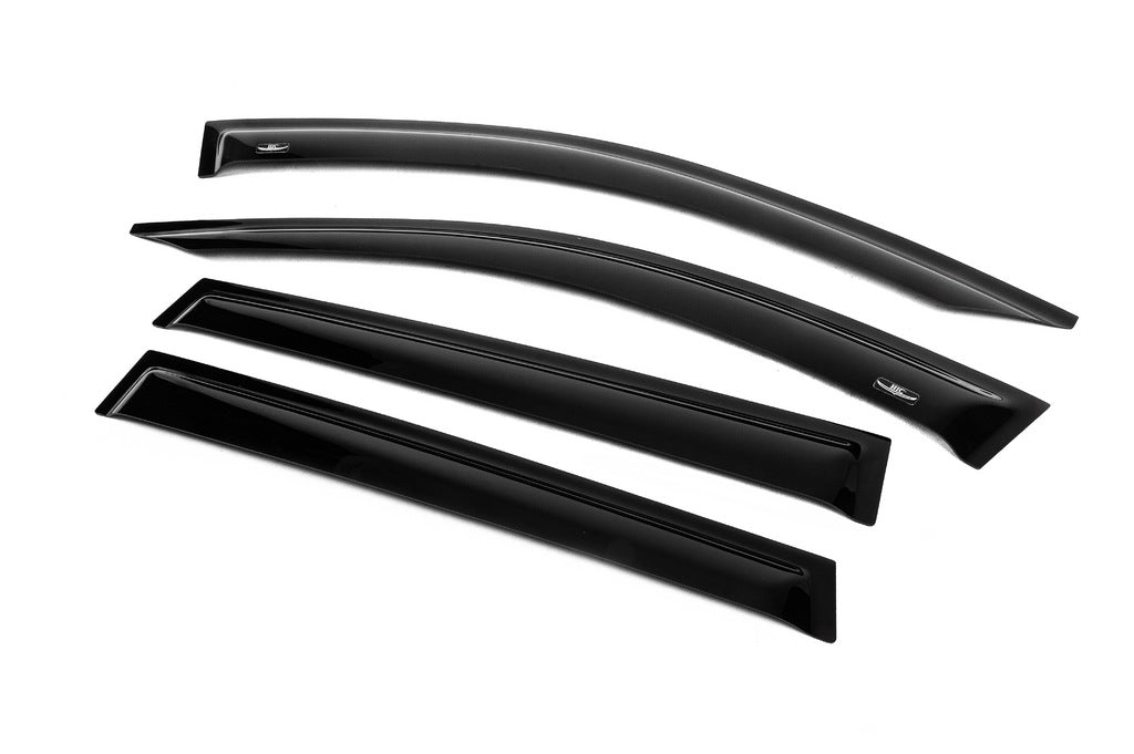 Window Deflectors (4 pcs, HIC) for Jeep Cherokee KL 2013- - image 2