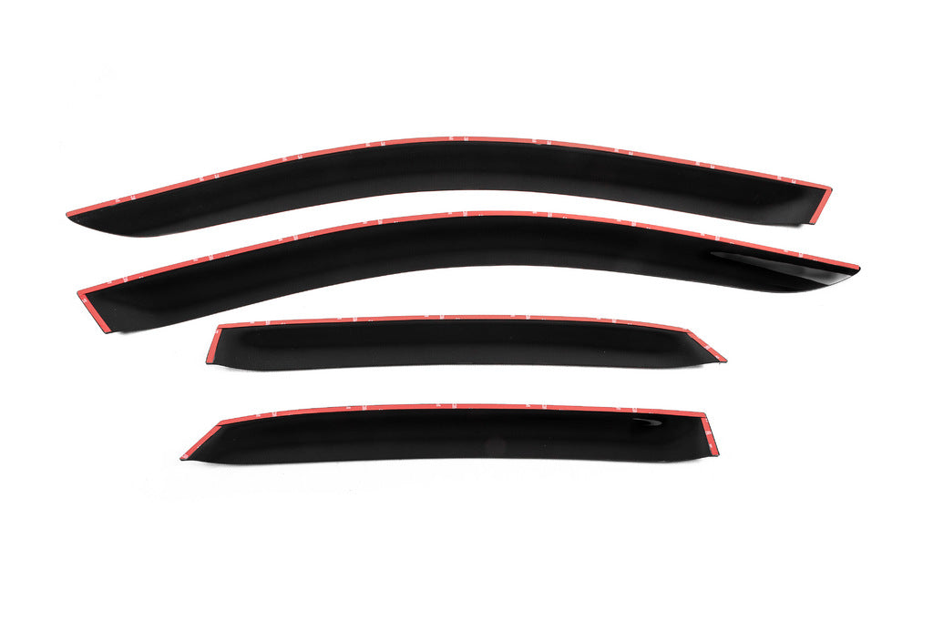 Side window wind deflectors Sedan (4 pcs, HIC) for Audi A4 B6 2000-2004 - image 8
