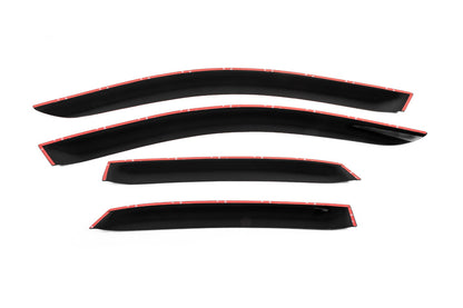 Side window wind deflectors Sedan (4 pcs, HIC) for Audi A4 B6 2000-2004 - image 8