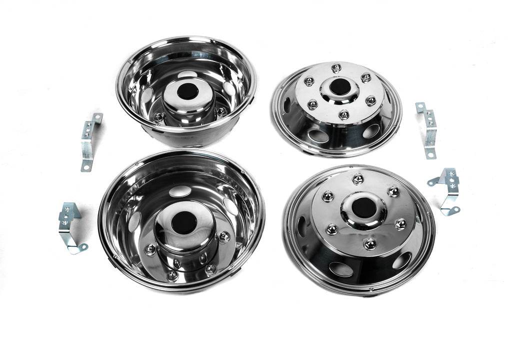 Stainless steel caps Exclusive V1 (2-roll) for Volkswagen LT 1995-2006 - Reelken Auto