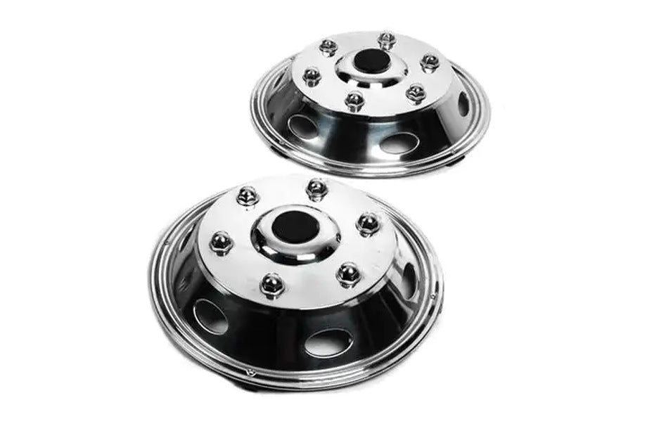 Front Stainless Steel Wheel Covers Exclusive V1 R15 (2-piece) for Mercedes Sprinter W901/902/903/904/905 1995-2006 - image 1