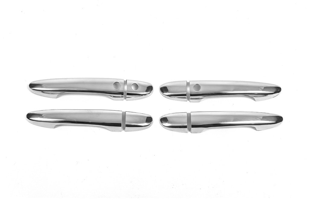 Chrome Door Handle Covers (4 pcs, Stainless Steel) for Mazda 2 2007-2014 - image 2