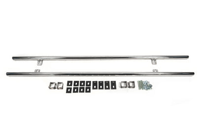 Side tubes 42 mm (2 pcs, stainless steel) for BMW X3 E83 2003-2010 - image 1