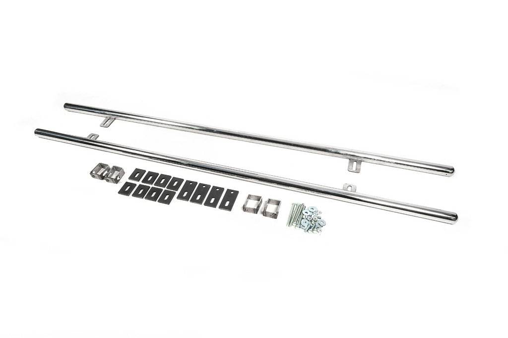 Side pipes 42 mm (2 pcs, stainless steel) for BMW X3 E-83 2003-2010 - Reelken Auto