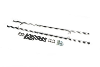 Side pipes 42 mm (2 pcs, stainless steel) for BMW X3 E-83 2003-2010 - Reelken Auto
