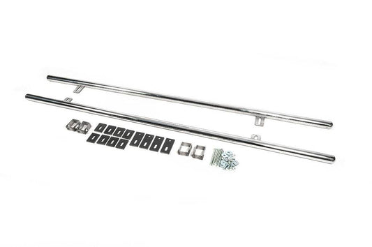 Side pipes 42 mm (2 pcs, stainless steel) for BMW X3 E-83 2003-2010 - Reelken Auto