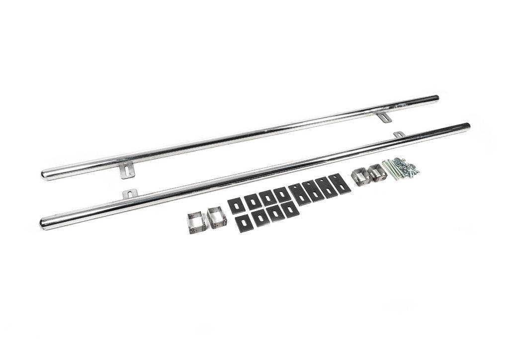 Side pipes 42 mm (2 pcs, stainless steel) for BMW X3 E-83 2003-2010 - Reelken Auto