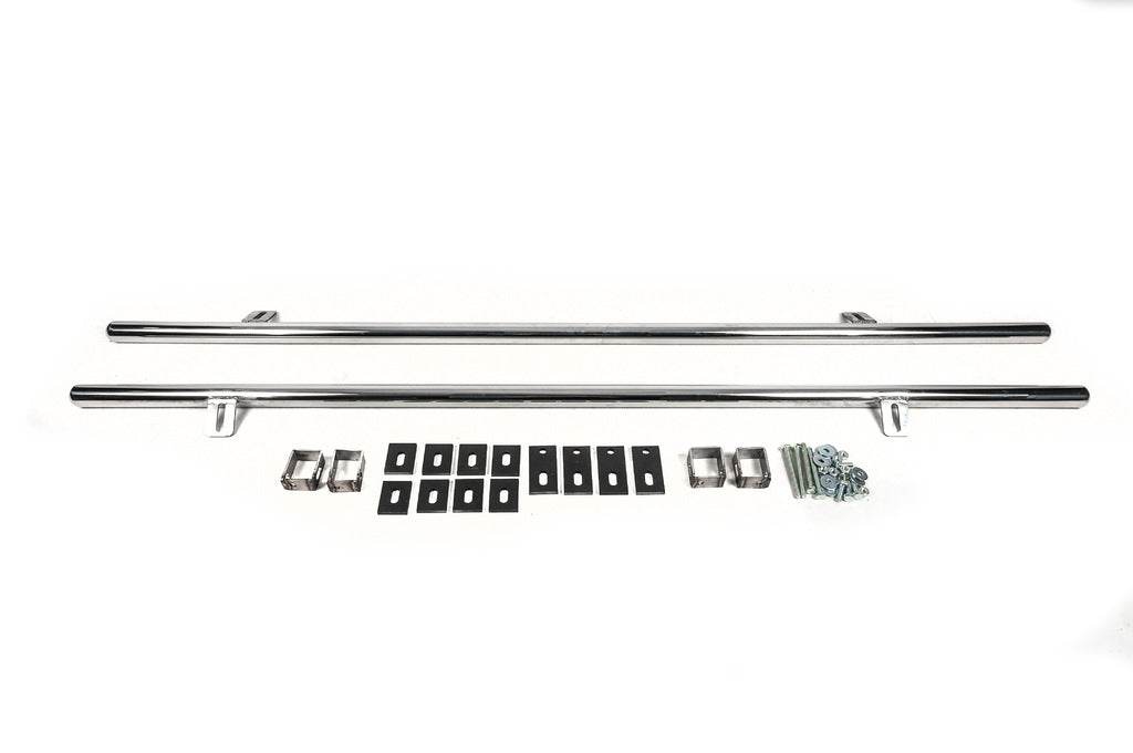 Side pipes 42 mm (2 pcs, stainless steel) for BMW X3 E-83 2003-2010 - Reelken Auto